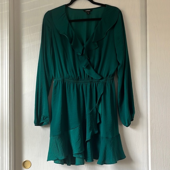 Emerald green express dress - Picture 1 of 2